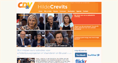 Desktop Screenshot of hildecrevits.be